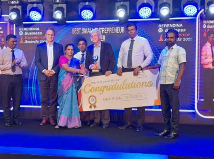  'බෙරන්ඩිනා' ව්‍යවසායකත්ව සම්මාන උළෙල 9 වන වරටත් පවත්වයි