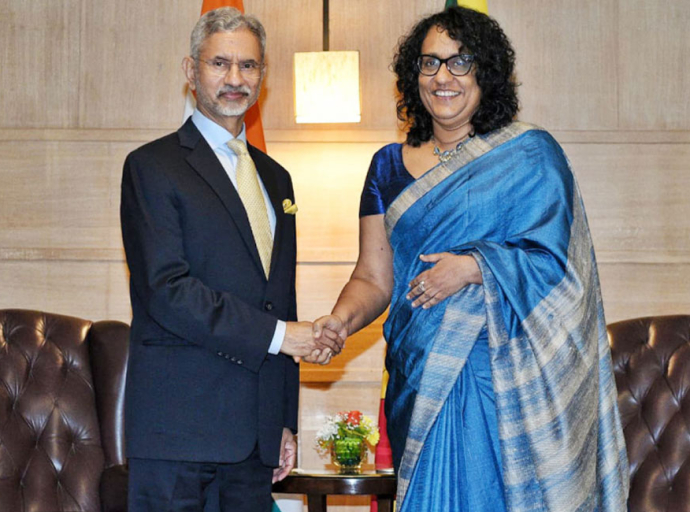 අගමැතිනිය නවදිල්ලියේ දී ඉන්දීය විදේශ කටයුතු අමාත්‍ය ආචාර්ය එස්, ජයශංකර් හමුවෙයි