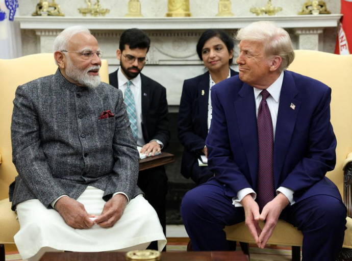 රුසියානු තෙල් මිලදී ගැනීම නැවැත්වීමට මෝදි එකඟ වූ බව ට්‍රම්ප් පවසයි