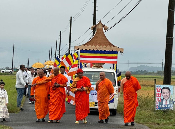 ජපානයේ සවරා ලංකාජී විහාරයේ කඨින පුණ්‍ය මහෝත්සවය හතළිස් දෙවැනි වරටත් සිදුකරයි  