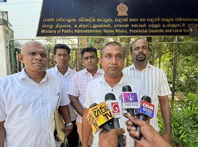 සීතාවක ප්රාදේශීය සභාවේ මුල් පුටු අර්බුදයට කඩිනමින් විසඳුමක් දෙන්න - නව ජනතා පෙරමුණ ඉල්ලයි