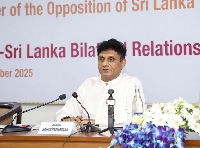 ඉන්දියාවේ ජාත්‍යන්තර කටයුතු පිළිබද උපදේශක මණ්ඩලය සජිත්ගෙන් එක දිගට ප්‍රශ්න කරයි!