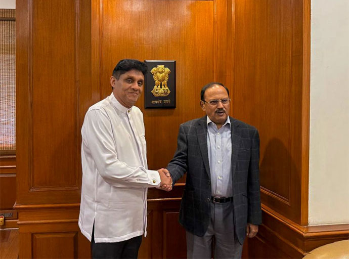 විපක්ෂ නායකවරයා ඉන්දියාවේ ජාතික ආරක්ෂක උපදේශක අජිත් දෝවාල් හමුවෙයි