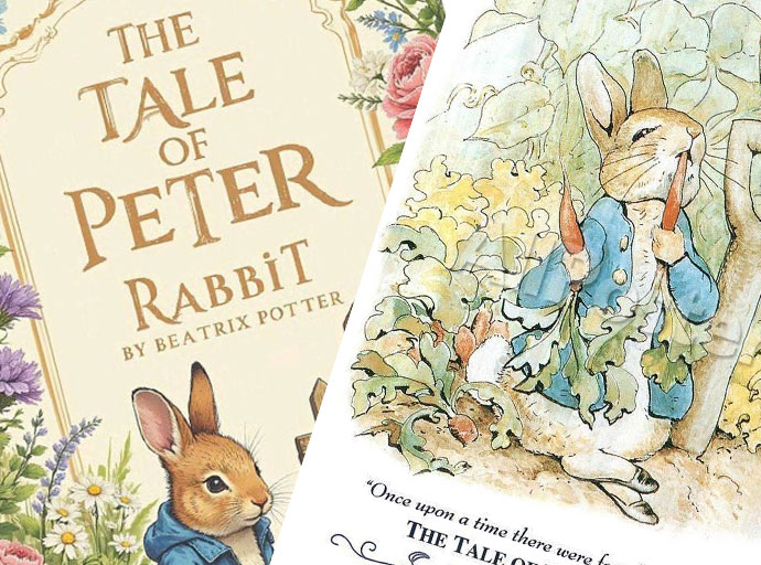 වර්ණ සිතුවම් නිසා ප්‍රතික්ෂේප වූ 'The Tale of Peter Rabbit'