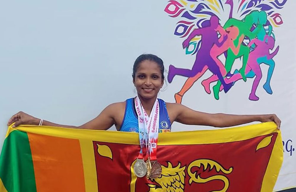 ශිවන්ති ජයතිලක පදක්කම් තුනක් සමග පරණ මතක අලුත් කරයි