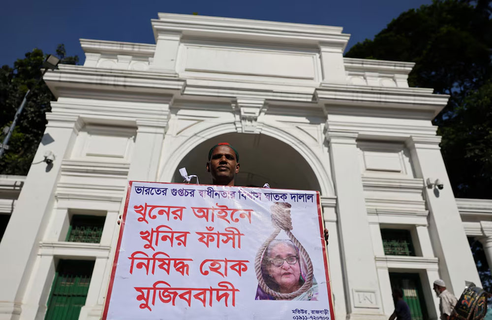 බංග්ලාදේශ හිටපු අගමැතිනිට මරණ දඬුවම පැනවේ