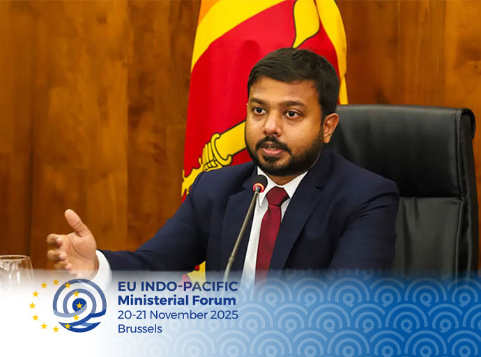 නියෝජ්‍ය අමාත්‍ය අරුන් හේමචන්ද්‍ර බෙල්ජියමේ  නිල සංචාරයක