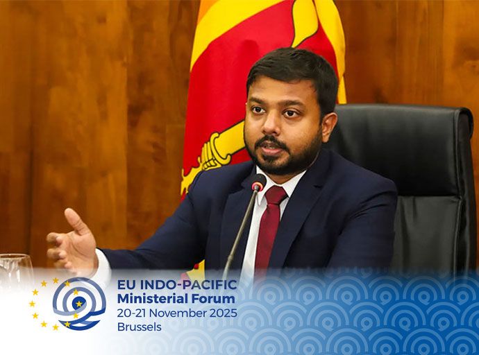 නියෝජ්‍ය අමාත්‍ය අරුන් හේමචන්ද්‍ර බෙල්ජියමේ  නිල සංචාරයක