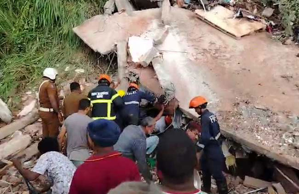 කඩුගන්නාවේ නායයෑමෙන් මියගිය ගණන සිව්දෙනෙකු දක්වා ඉහළට