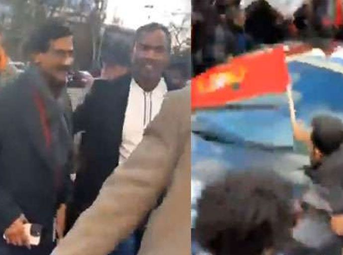 ජවිපෙ ලේකම් ටිල්වින්ට එරෙහිව එල්.ටී.ටී.ඊ. හිතවාදීන්ගේ විරෝධතා