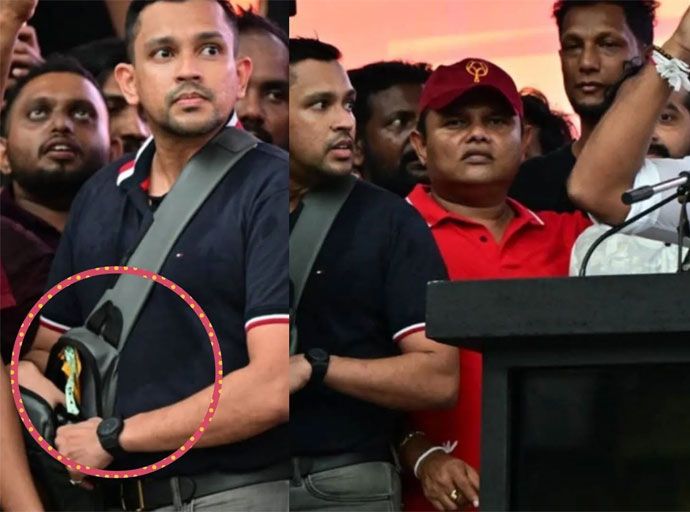 21 රැලියට ගෙන ගිය උදිත ලොකුබණ්ඩාරගේ පිස්තෝලය පොලිස් භාරයට