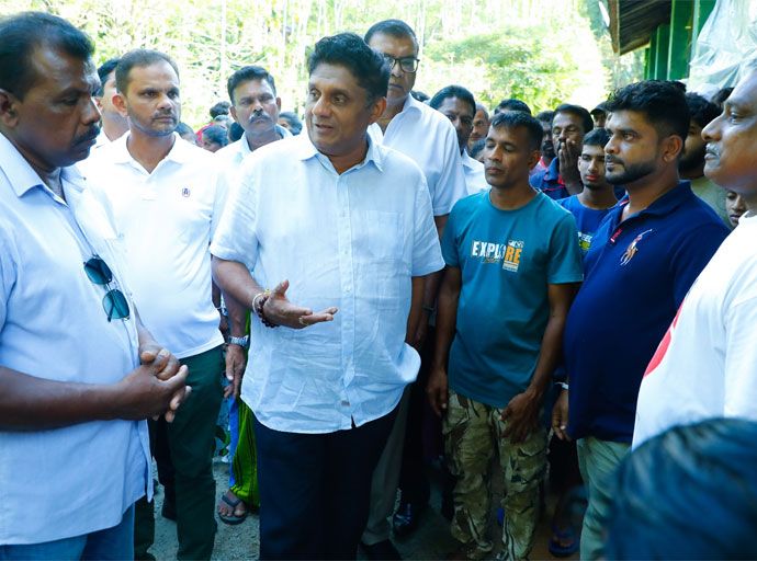රජය විපතට පත් ජනතාව ගේ මූලික හා මානව අයිතිවාසිකම් උල්ලංඝනය කරලා - සජිත් ප්‍රේමදාස
