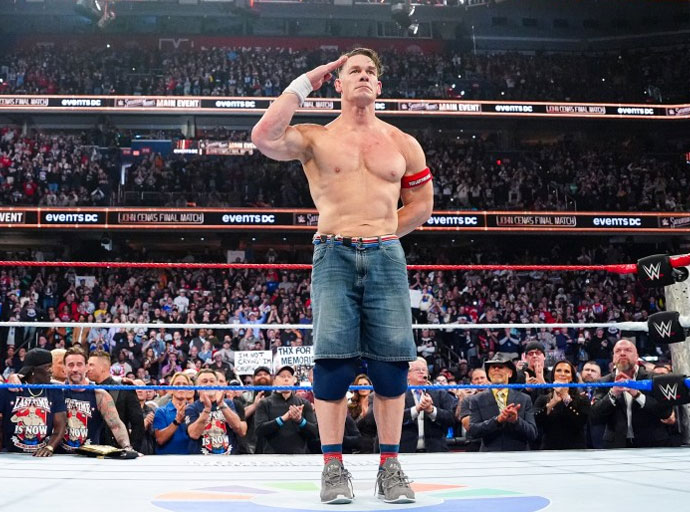 තරග පරාජයත් සමගින් ජෝන් සීනා රෙස්ලිං වළල්ලට සමුදෙයි