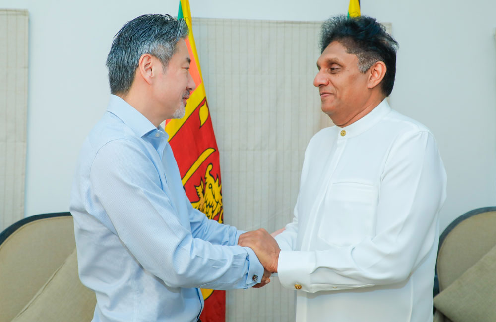 සජිත් ආසියානු සංවර්ධන බැංකුවේ නියෝජිතවරයා හමුවී සහය ඉල්ලයි