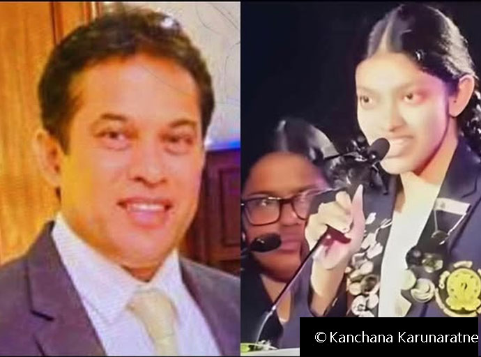 පියාගේ හයිය ගත් චනිත්මා !