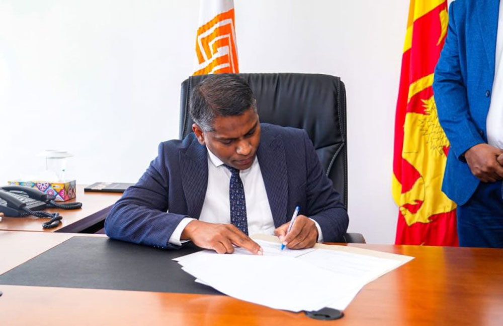 නාගරික සංවර්ධන අධිකාරියේ නව සභාපති එම්. ජී. හේමචන්ද්‍ර