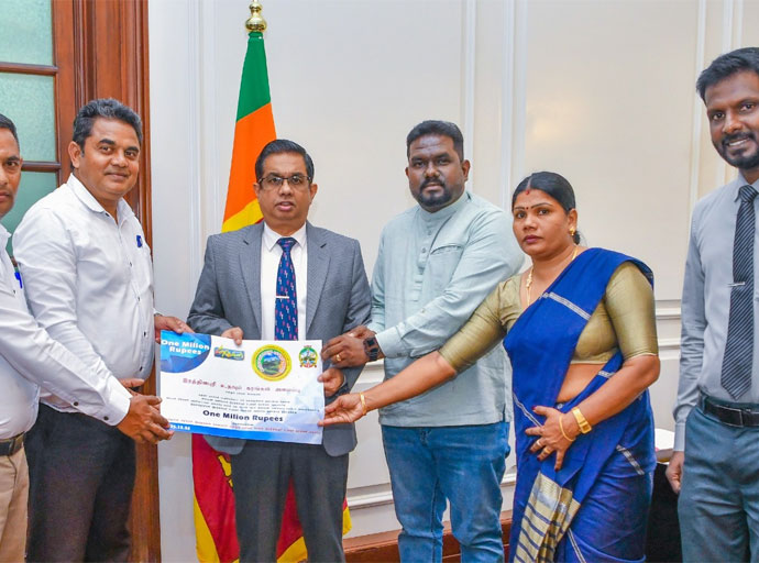 ‘Rebuilding Sri Lanka’ අරමුදලට මලෛයිගම් ජනතාවගෙන් මූල්‍යමය පරිත්‍යාගයක්