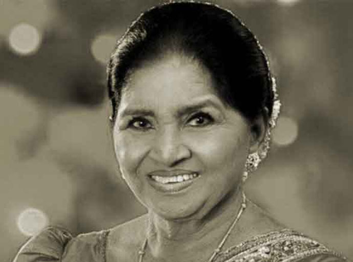 කලාසූරී ලතා වල්පොලගේ දේහය කොළඹ නිදහස් චතුරශ්‍රය පරිශ්‍රයේ