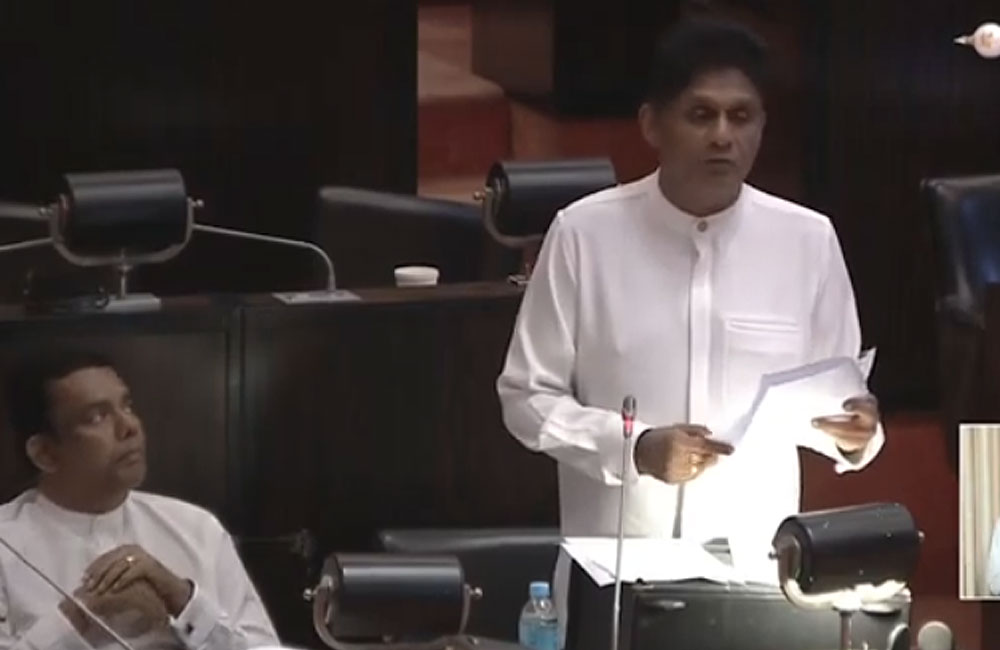 ආණ්ඩුව, ආපදාවට මුවා වී හදීසි නීතිය අවභාවිත කරන්න හදනවා - විපක්ෂ නායක සජිත් ප්‍රේමදාස