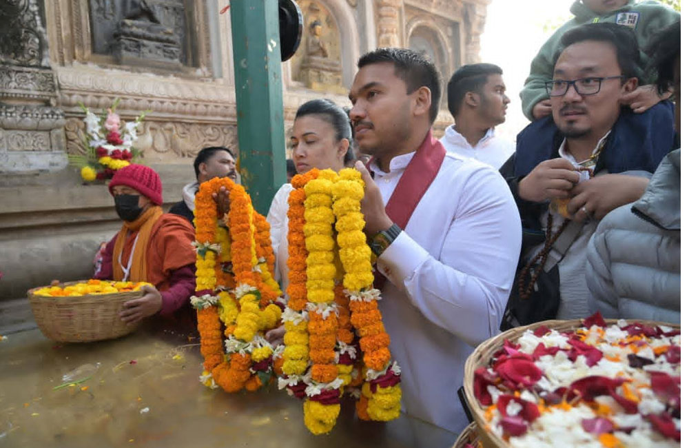 නාමල්, බුද්ධගයාවේ චාරිකාවක