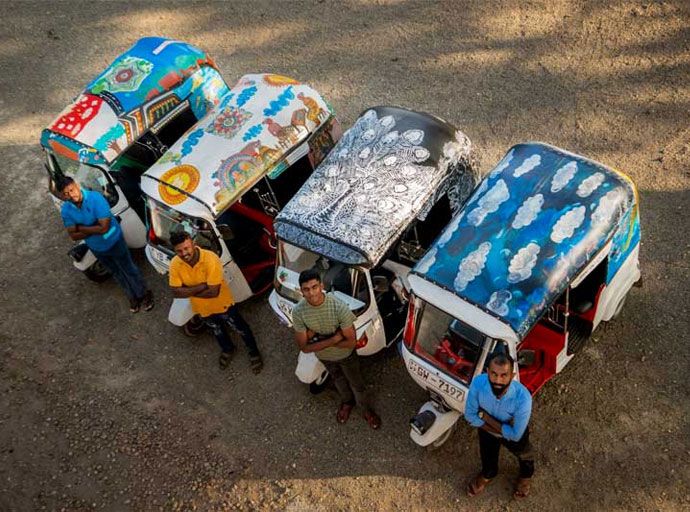 2026 මාතර කලා උළෙල ත්‍රීරෝද රථ ‘ජංගම සිතුවම්’ සංචාරක කර්මාන්තයේ නව මාවතක්