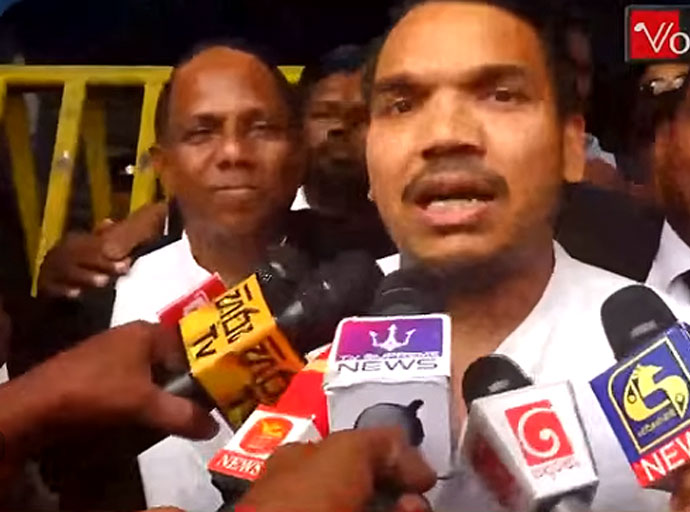 සංවිධානාත්මක අපරාධ නතර කරන්නේ ආණ්ඩුව විසින් පෝෂණය කරන සංවිධානාත්මක අපරාධ කණ්ඩායමක් ආරක්ෂා කරන්න - නාමල් රාජපක්ෂ