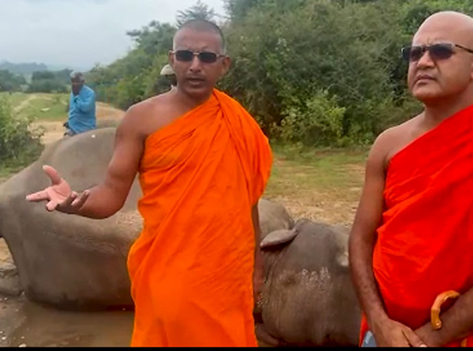 වට්ටමඩු දාගැබ ආරක්ෂා කළ ගැබ්බර ඇතින්න වෙඩි තබා ඝාතනය කරලා   