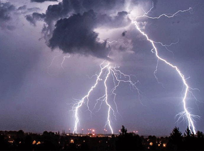 ප්‍රභල අකුණු පිළිබඳව කාලගුණ දෙපාර්තමේන්තුව අනතුරු අඟවයි