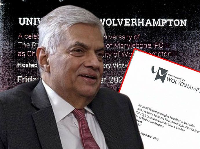 රනිල්ගේ වුල්වර්හැම්ප්ටන් සංචාරය නිල ආරාධනයක් මත සිදුවූවක් බවට සාක්ෂි හෙළිවෙයි!