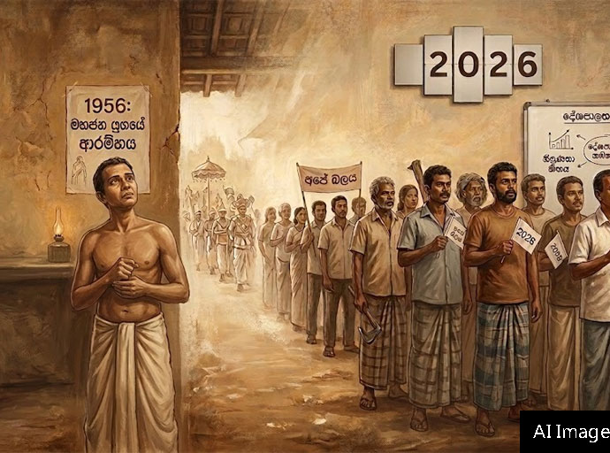 1956 සිට පොල්ගාමින් සිටින නිර්ප්‍රභූ පංතිය