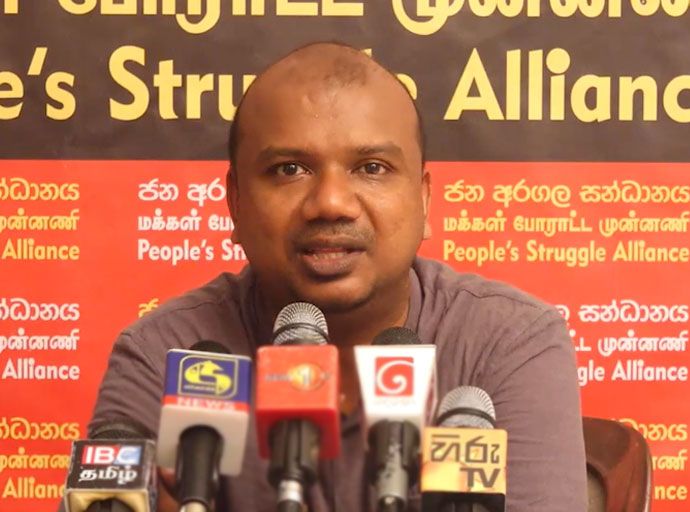 වත්මන් යුද්ධය අධිරාජ්‍යවාදී කුමන්ත්‍රණයක්; ආණ්ඩුව ජනතාව මත බදු බර පටවනවා - ජන අරගල සන්ධානය