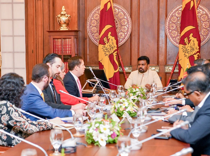 ඇමරිකා එක්සත් ජනපදයේ දකුණු සහ මධ්‍යම ආසියා විශේෂ නියෝජිතවරයා ජනපති හමු වෙයි