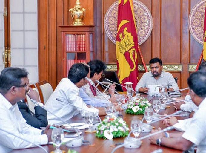 දෙමළ ප්‍රගතිශීලී සන්ධානය සහ ජනපති අනුර අතර හමුවක්