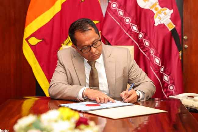 සමාජ ආරක්ෂණ දායකත්ව බද්ද (සංශෝධන) පනත් කෙටුම්පතට කථානායකවරයාගේ සහතිකය