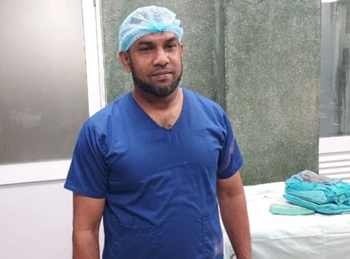 වෛද්‍ය ෂාෆි ෂිහාබ්දීන් මිනිත්තුවකටත් අඩු කාලයක දී මවක ගේ සහ නොමේරූ බිළිඳෙකු ගේ ජීවිත බේරා ගනී