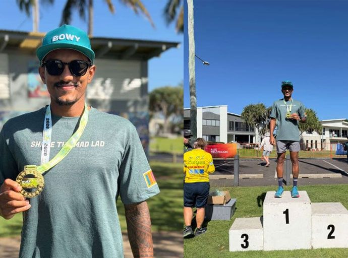 ඕස්ට්‍රේලියාවේ Bargara Sprint Distance Triathlon තුන්ප්‍රයාම තරගයේ රන් පදක්කම ශ්‍රී ලංකාවේ ෂේන් අමරසිංහ දිනා ගනී