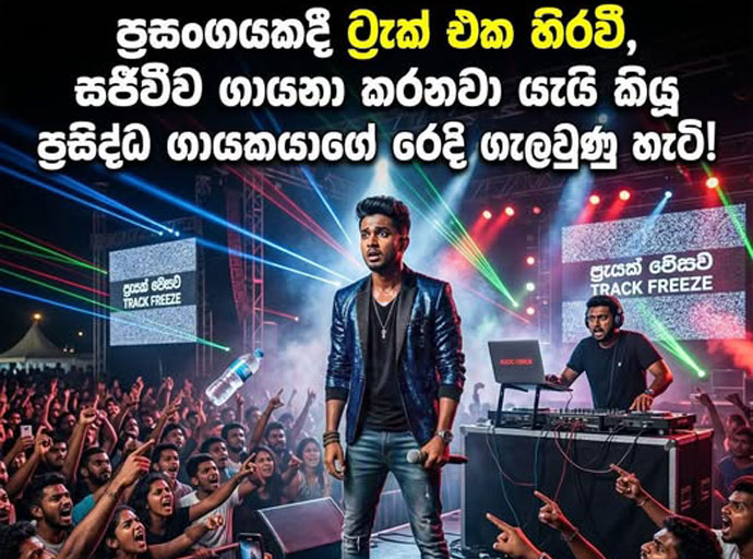 තාක්ෂණයෙන් යැපෙන දක්ෂතා රහිත ගායන තරුවකට වුණ ඇබැද්දිය