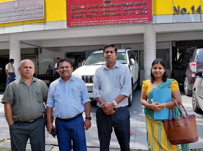 ජයවර්ධනපුර විශ්වවිද්‍යාලයේ උපකුලපතිතුමා ඇතුළු පරිපාලනයට එරෙහිව ශ්‍රී ලංකා මානව හිමිකම් කොමිසමට පැමිණිල්ලක්