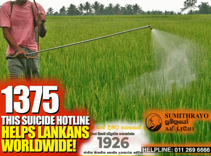 පළිබෝධ නාශක මගින් සියදිවිහානි කර ගැනීම වැළැක්වීමේ ශ්‍රී ලංකාවේ ප්‍රගතිය පිළිබඳව ජාත්‍යන්තරය දැනුවත් කරයි
