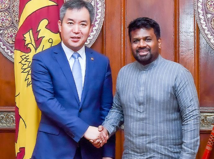 ජනපති සහ චයිනා හාබර් ඉංජිනේරු සමාගමේ (CHEC) සභාපති අතර හමුවක්