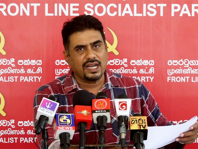 ආණ්ඩුව රතු සන්නාමය පෙන්වා කම්කරුවන් ගේ EPF සහ ETF කොල්ලකන්න හදනවා - දුමින්ද නාගමුව
