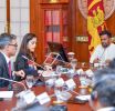 ජාත්‍යන්තර මූල්‍ය අරමුදලේ ආසියා සහ පැසිෆික් දෙපාර්තමේන්තුවේ නියෝජ්‍ය අධ්‍යක්ෂවරිය සහ ජනපති අතර හමුවක්