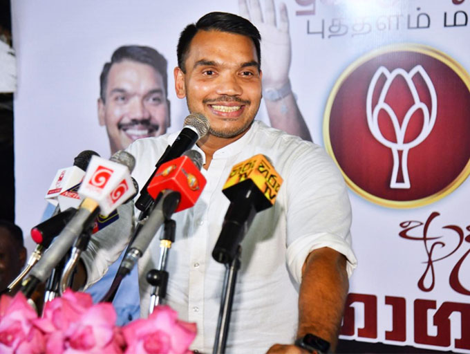 ලීසිං ක්‍රමයට හාල් දීලා ණය ගෙව්වෙ නැත්තම් බත් මුට්ටියත් උස්සයි - නාමල් රාජපක්ෂ