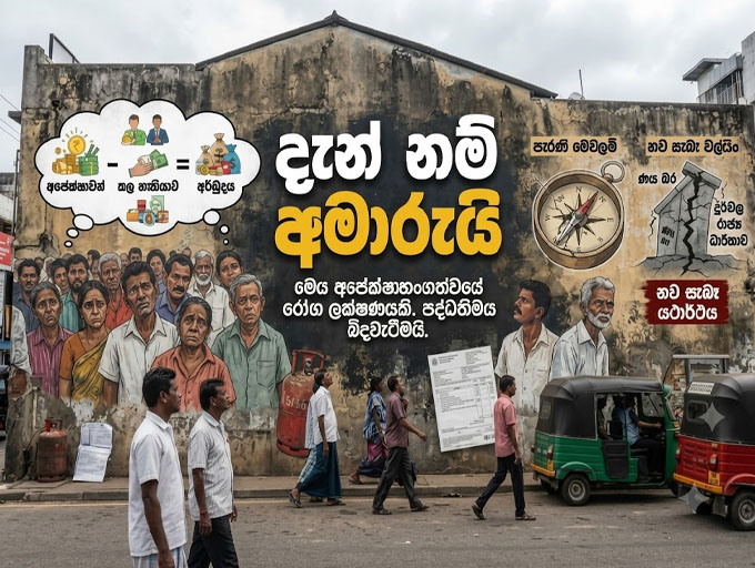 "දැන් නම් අමාරුයි" හුදු සටන් පාඨයක් පමණක් නොවේ