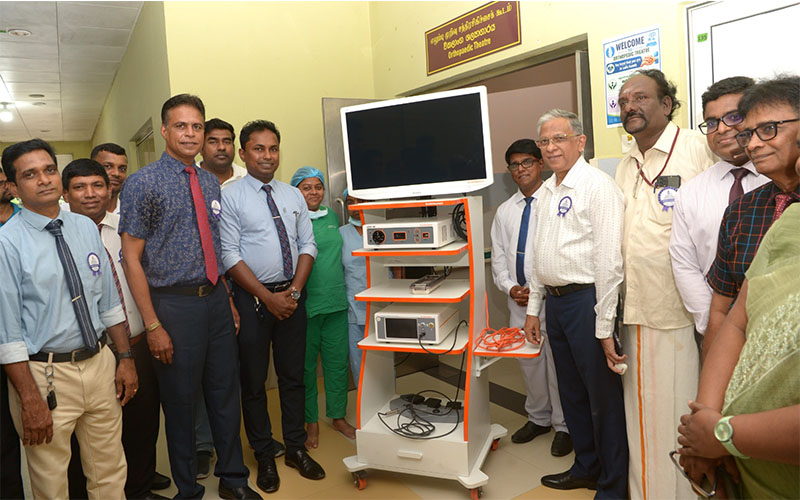 කල්මුණේ උතුර රෝහලට රුපියල් මිලියන 68 ක අතිනවීන ආත්‍රොස්කොපික් (Arthroscopic) යන්ත්‍රයක්