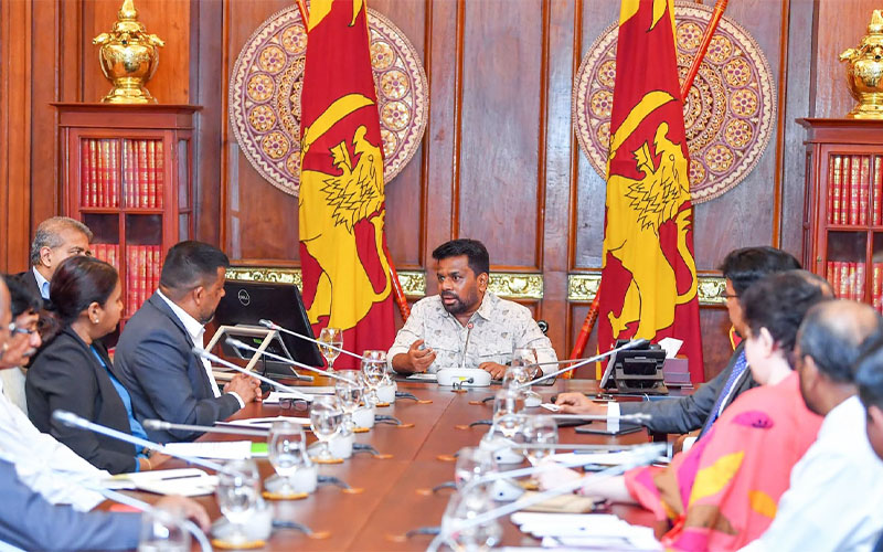 ජනපති සහ තොරතුරු තාක්ෂණ, විදුලි සහ ඉලෙක්ට්‍රොනික ක්ෂේත්‍රවල ප්‍රමුඛ පෙළේ ආයෝජකයින් අතර හමුවක්