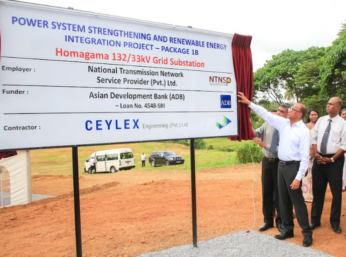 හෝමාගම ඉදිවන ග්‍රිඩ් උපපොළ ඉදිකිරීමේ කටයුතු අරඹයි