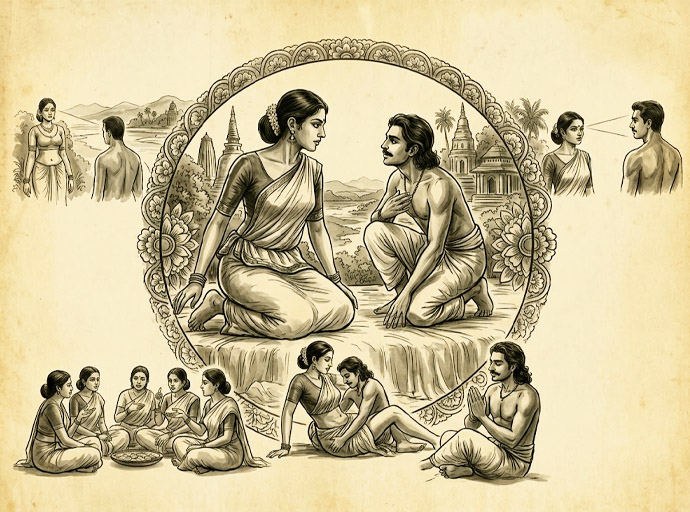 'අනුරාග මාලය' ඇසුරෙන් මාතර රති කාව්‍යයේ ලෞකික ස්වරූපය; Male Gaze සහ ස්ත්‍රී ආත්මීයතාව පිළිබඳ විග්‍රහයක්