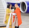 අග්‍රාමාත්‍ය ආචාර්ය හරිනි අමරසූරිය  පිළිගන්න භූතාන අගමැති එයි