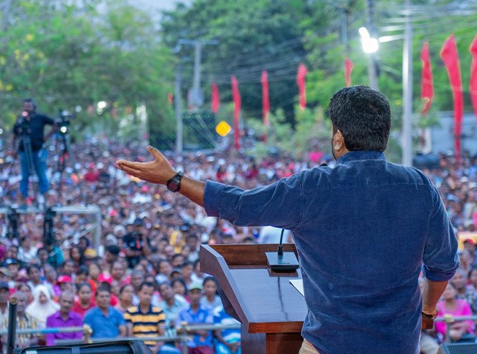 මුළු ඉතිහාසයේ ම ජනතාව එක්වී නිර්මාණය කළ ආණ්ඩුව ජාතික ජනබලවේගය ආණ්ඩුව පමණයි - ජනපති පොළොන්නරුවේ දී කියයි